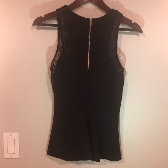 Dynamite purple lace peplum blouse - Picture 3 of 4